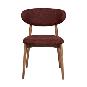 HelloChair HC36 Livi eetkamerstoel Tango Burgundy hout tabacco