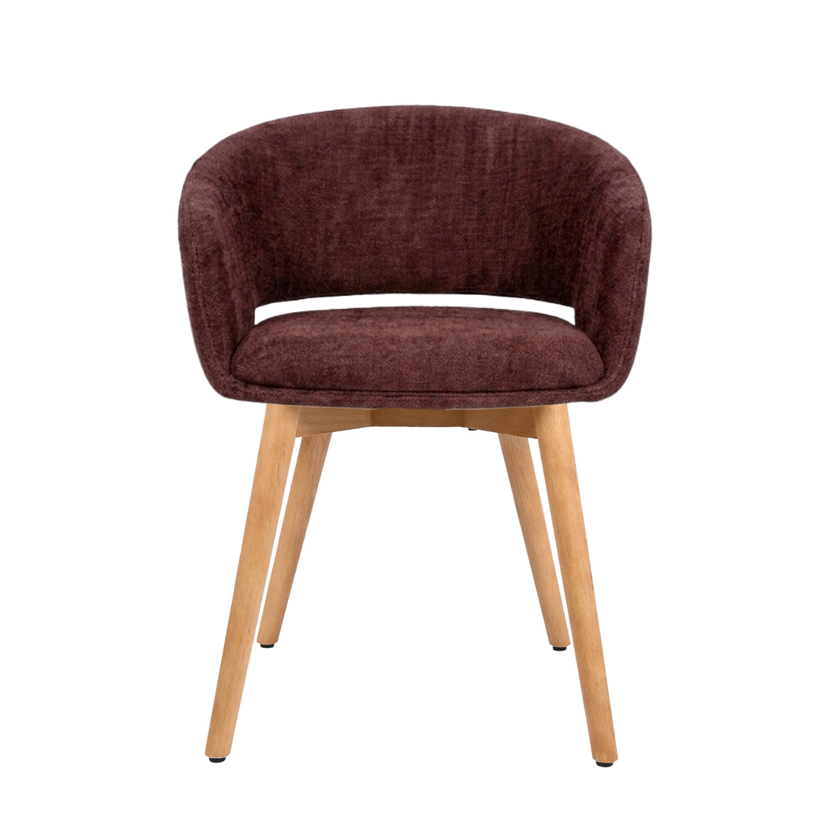 HelloChair HC41 Iloa eetkamerstoel Tango Burgundy vierpoot hout
