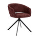 HelloChair HC41 Iloa eetkamerstoel Tango Burgundy spinpoot zwart