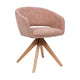 HelloChair HC41 Iloa eetkamerstoel Tango Roze spinpoot naturel