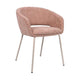 HelloChair HC41 Iloa eetkamerstoel Tango Roze vierpoot beige