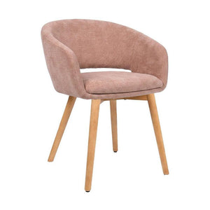 HelloChair HC41 Iloa eetkamerstoel Tango Roze vierpoot hout