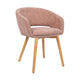 HelloChair HC41 Iloa eetkamerstoel Tango Roze vierpoot hout