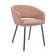 HelloChair HC41 Iloa eetkamerstoel Tango Roze vierpoot zwart