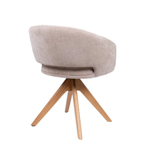 HelloChair HC41 Iloa eetkamerstoel Tango Zand spinpoot naturel