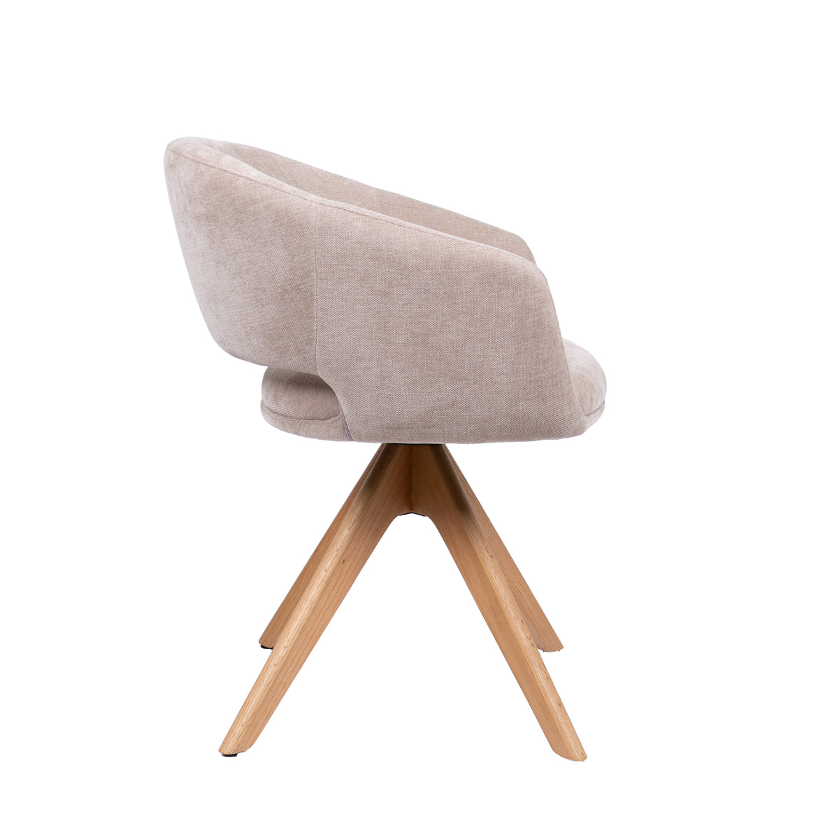 HelloChair HC41 Iloa eetkamerstoel Tango Zand spinpoot naturel