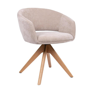 HelloChair HC41 Iloa eetkamerstoel Tango Zand spinpoot naturel