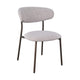 HelloChair Miyu eetkamerstoel JSJ Taupe poot dark brown