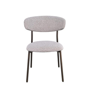 HelloChair Miyu eetkamerstoel JSJ Taupe poot dark brown