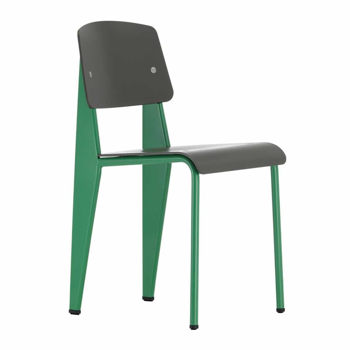 Vitra Standard SP eetkamerstoel basalt - blé vert