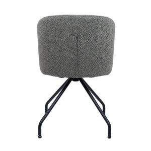 HelloChair HC111 Delfa eetkamerstoel spinpoot rond zwart Alpine Thyme