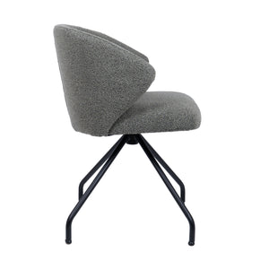 HelloChair HC111 Delfa eetkamerstoel spinpoot rond zwart Alpine Thyme