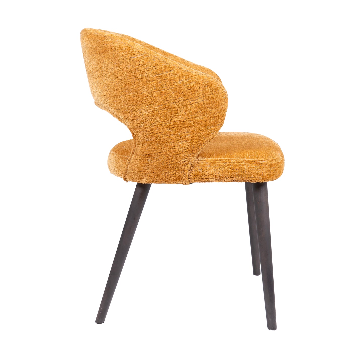 HelloChair HC102 Elix eetkamerstoel vierpoot beukenhout coffee zwart Cloud Gold