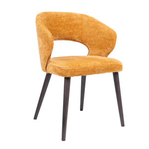 HelloChair HC102 Elix eetkamerstoel vierpoot beukenhout coffee zwart Cloud Gold