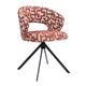 HelloChair HC102 Elix eetkamerstoel straight swivel zwart Rural Terracotta