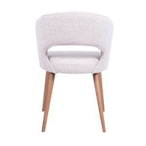 HelloChair HC102 Elix eetkamerstoel vierpoot beukenhout tabacco Cosmo Nude