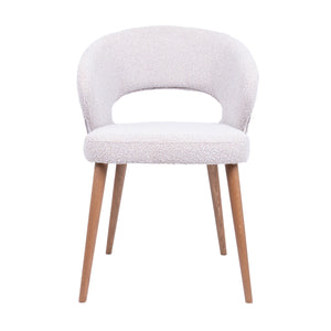 HelloChair HC102 Elix eetkamerstoel vierpoot beukenhout tabacco Cosmo Nude