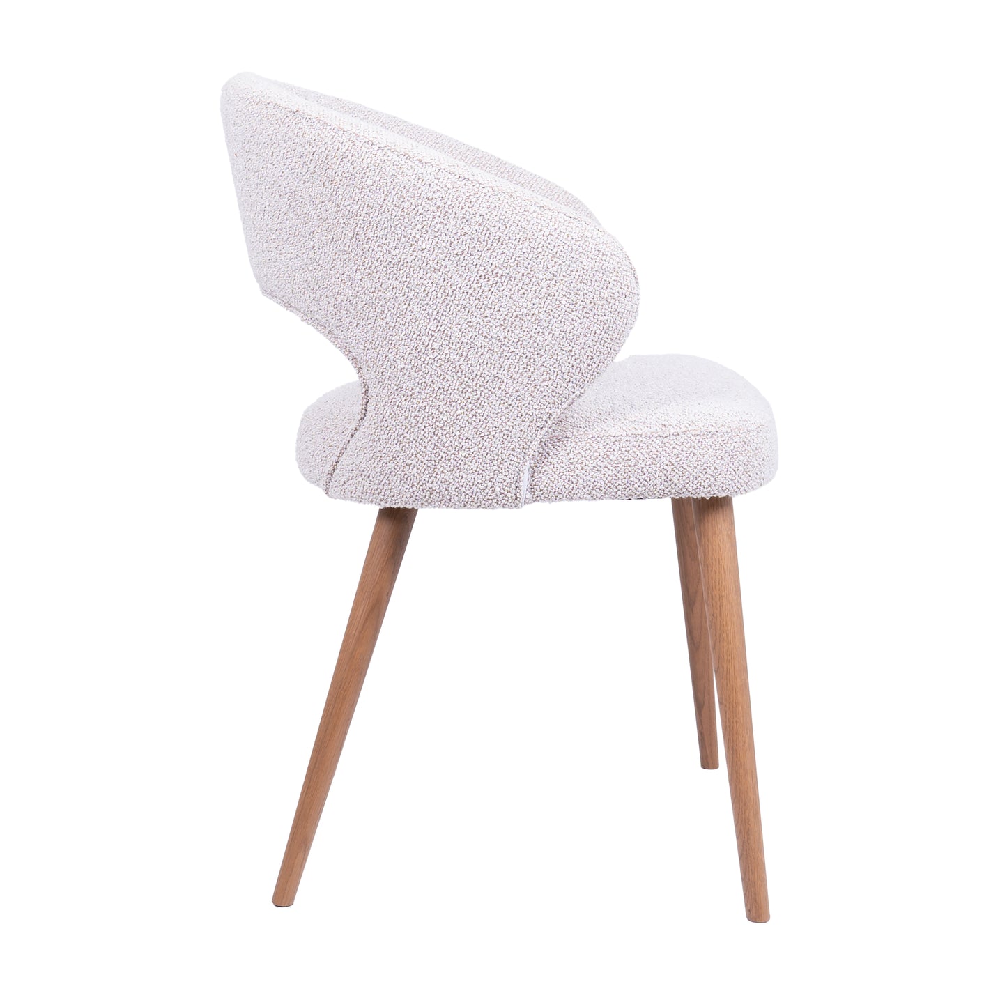 HelloChair HC102 Elix eetkamerstoel vierpoot beukenhout tabacco Cosmo Nude