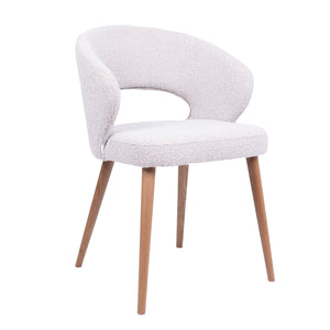 HelloChair HC102 Elix eetkamerstoel vierpoot beukenhout tabacco Cosmo Nude