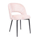 HelloChair HC103 Luos eetkamerstoel Be Lovely Almond vierpoot zwart