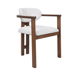 HelloChair HC107 Ingje eetkamerstoel Coffee Ash Coco Shell