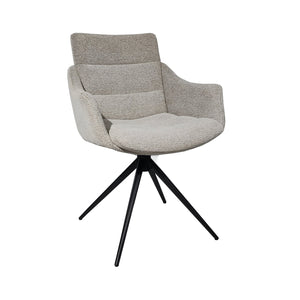 HelloChair HC11 Faam eetkamerstoel spinpoot zwart Sneak Natural