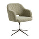 HelloChair HC120 Velin eetkamerstoel Discovery Green draaipoot low G natural