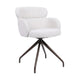 HelloChair HC22 Akin eetkamerstoel Beach Beige spinpoot anodic brown