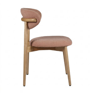HelloChair HC36 Livi eetkamerstoel Beach Roze hout naturel