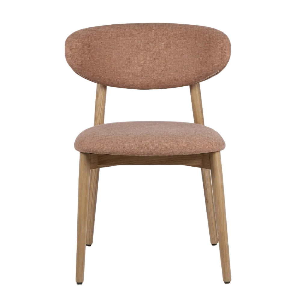 HelloChair HC36 Livi eetkamerstoel Beach Roze hout naturel