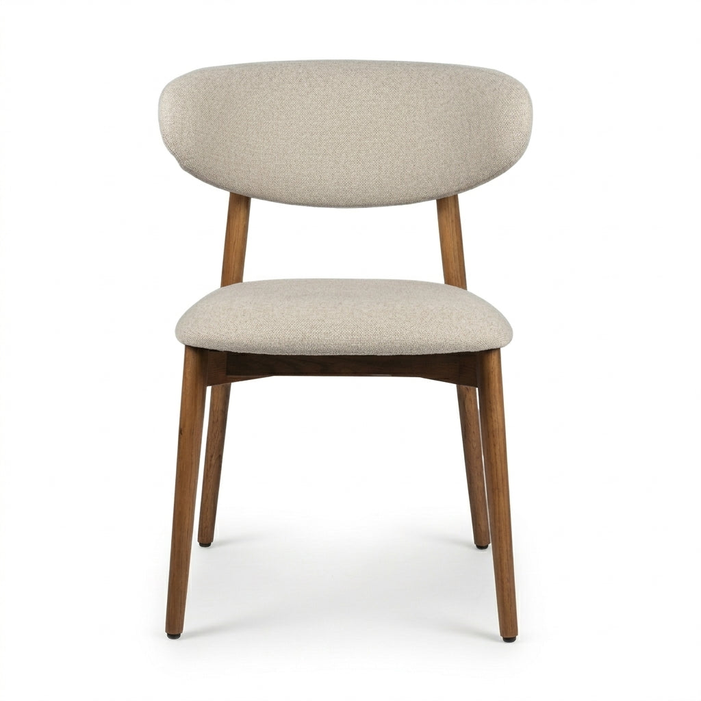 HelloChair HC36 Livi eetkamerstoel Beach Zand hout tabacco