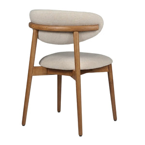 HelloChair HC36 Livi eetkamerstoel Beach Zand hout tabacco
