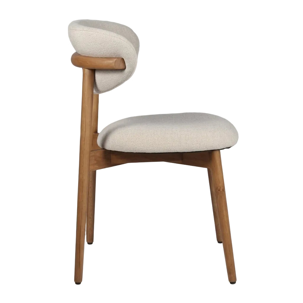 HelloChair HC36 Livi eetkamerstoel Beach Zand hout tabacco