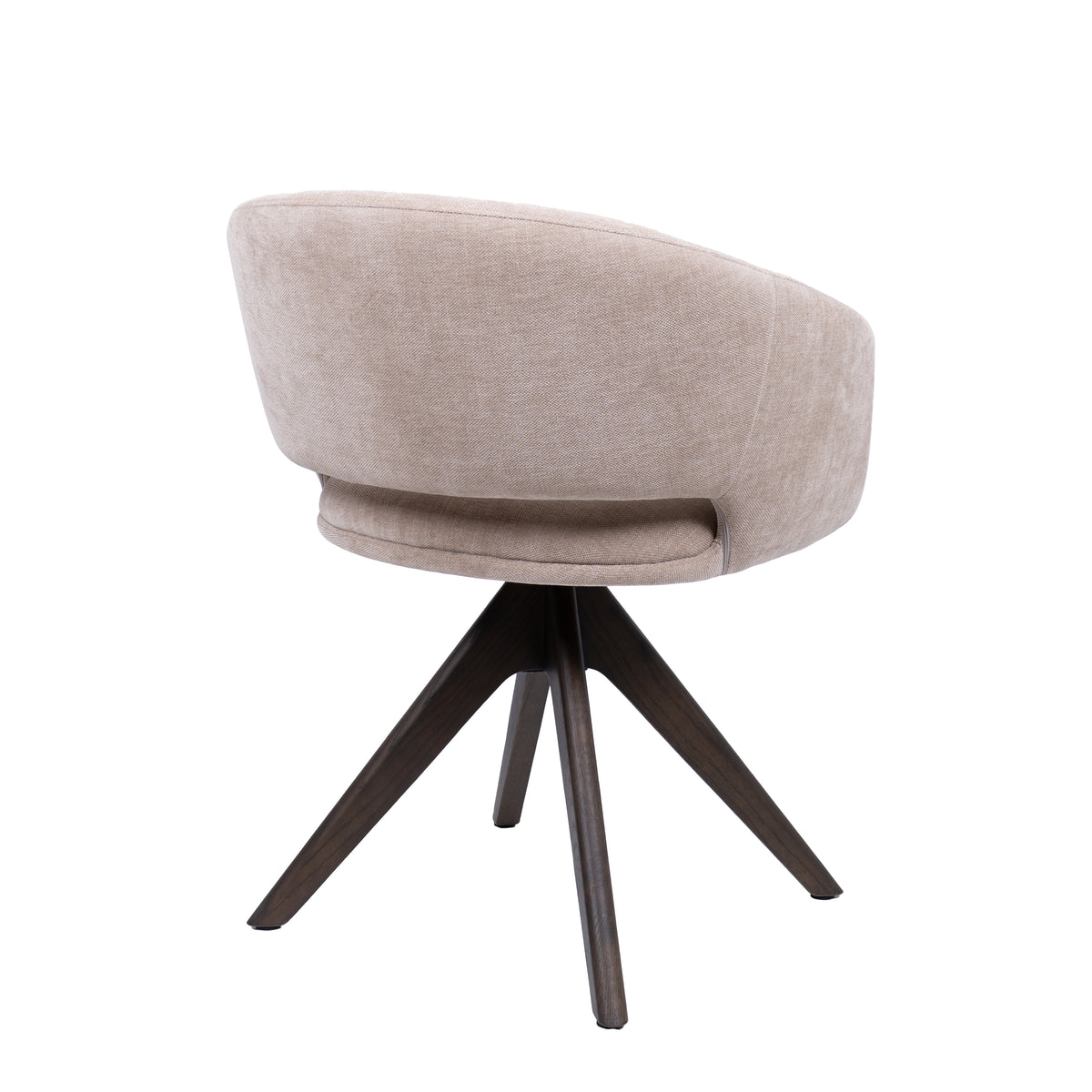 HelloChair HC41 Iloa eetkamerstoel Tango Zand spinpoot walnoot
