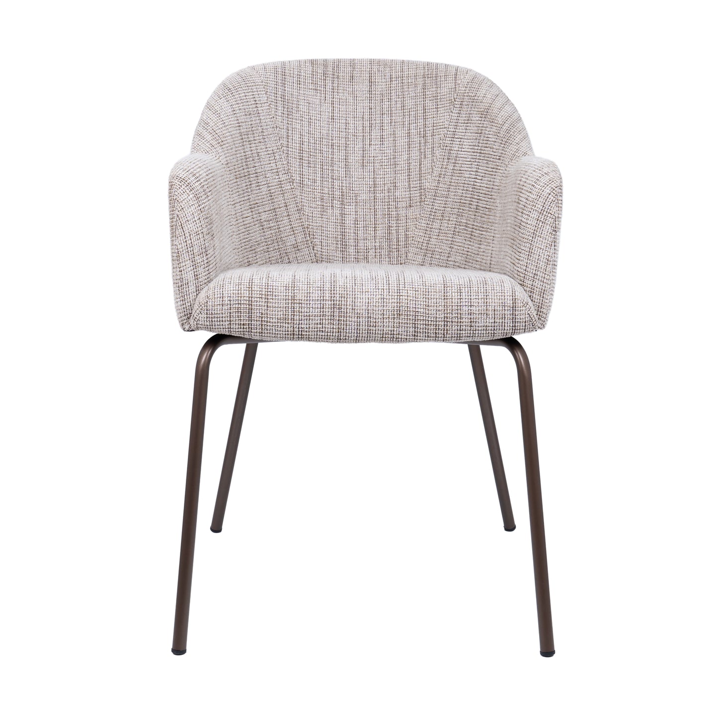 HelloChair HC112 Lynes eetkamerstoel vierpoot mocca Baltimore Toffee