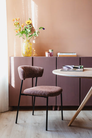 HelloChair Pai eetkamerstoel zwart Chacha Brown