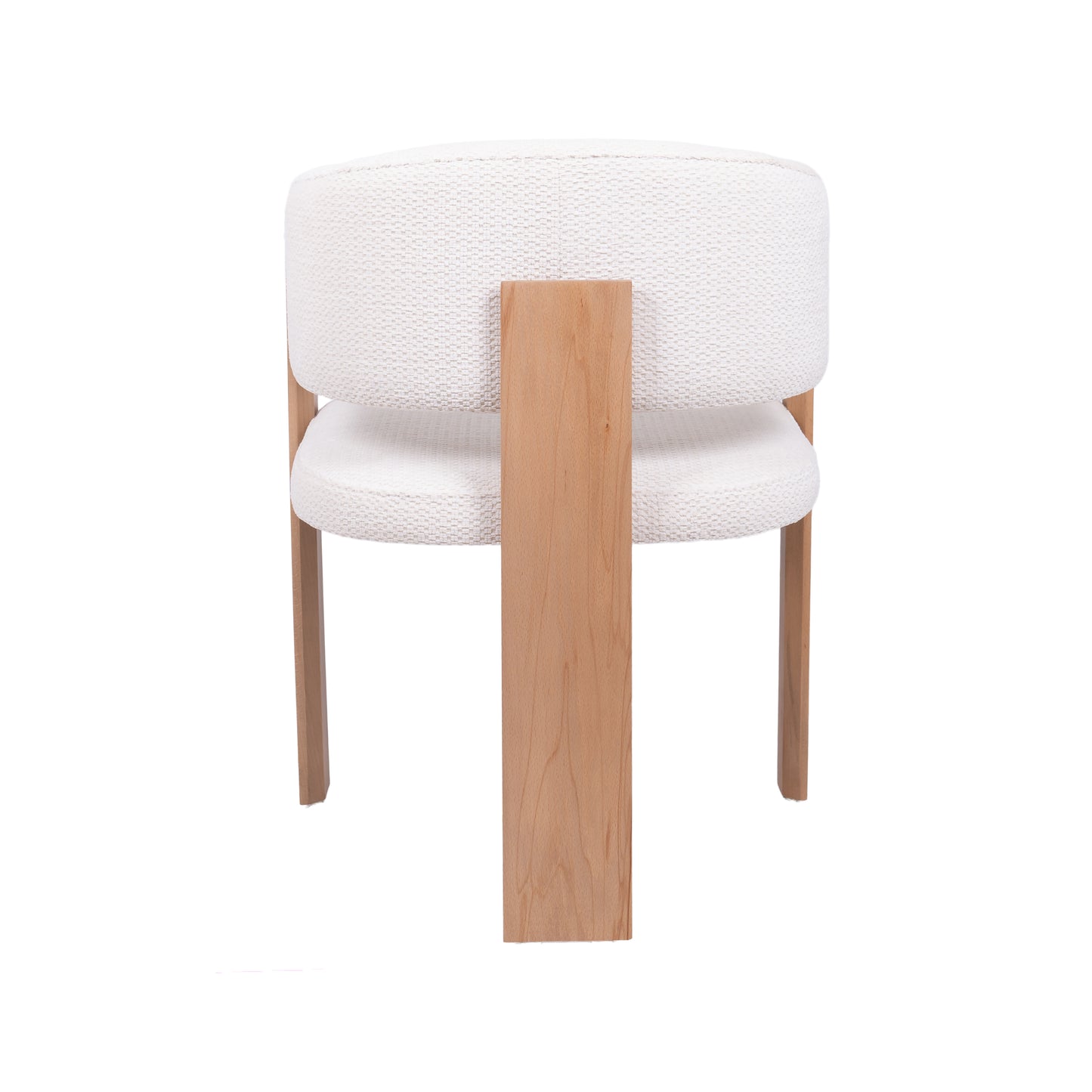 HelloChair HC105 Sira eetkamerstoel essenhout tabacco Venezia Ivory