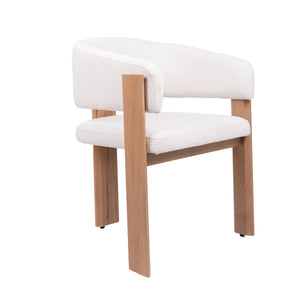 HelloChair HC105 Sira eetkamerstoel essenhout tabacco Venezia Ivory