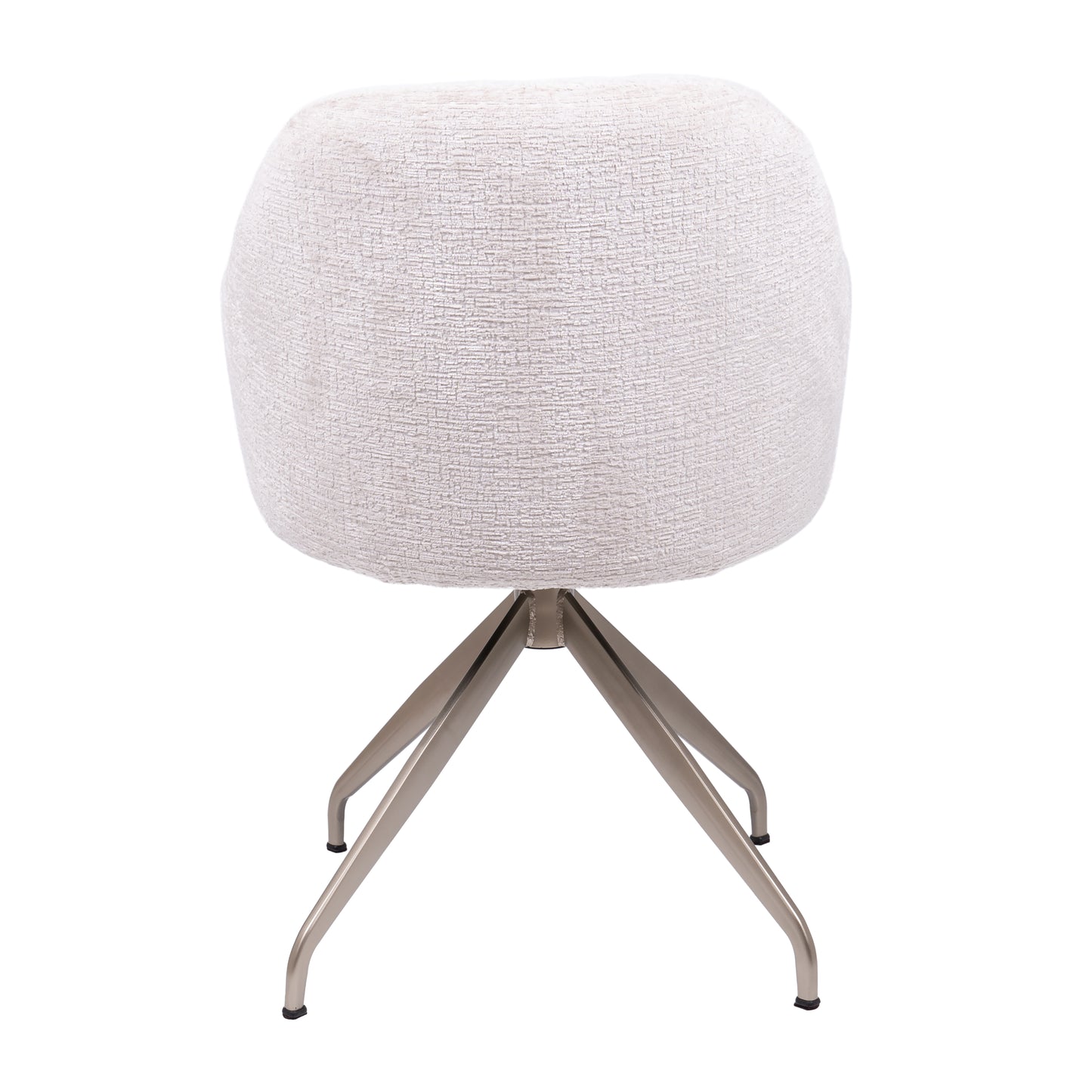 HelloChair HC110 Velde eetkamerstoel spinpoot plat champagne Fusion Shell