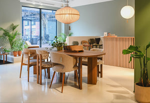 HelloTable Turtle eettafel Deens ovaal 200x100 cm eiken Tabacco
