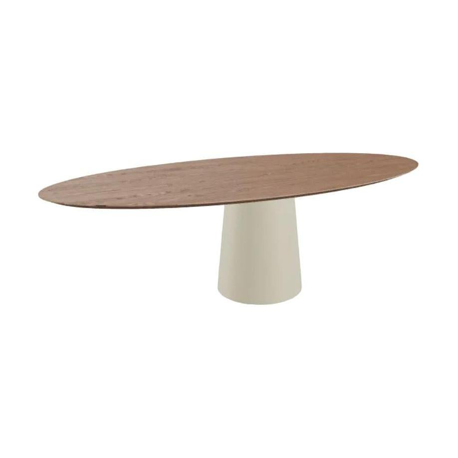 HelloTable Izaro XL eettafel Ovaal 240x120 cm eiken Tabacco/Beige