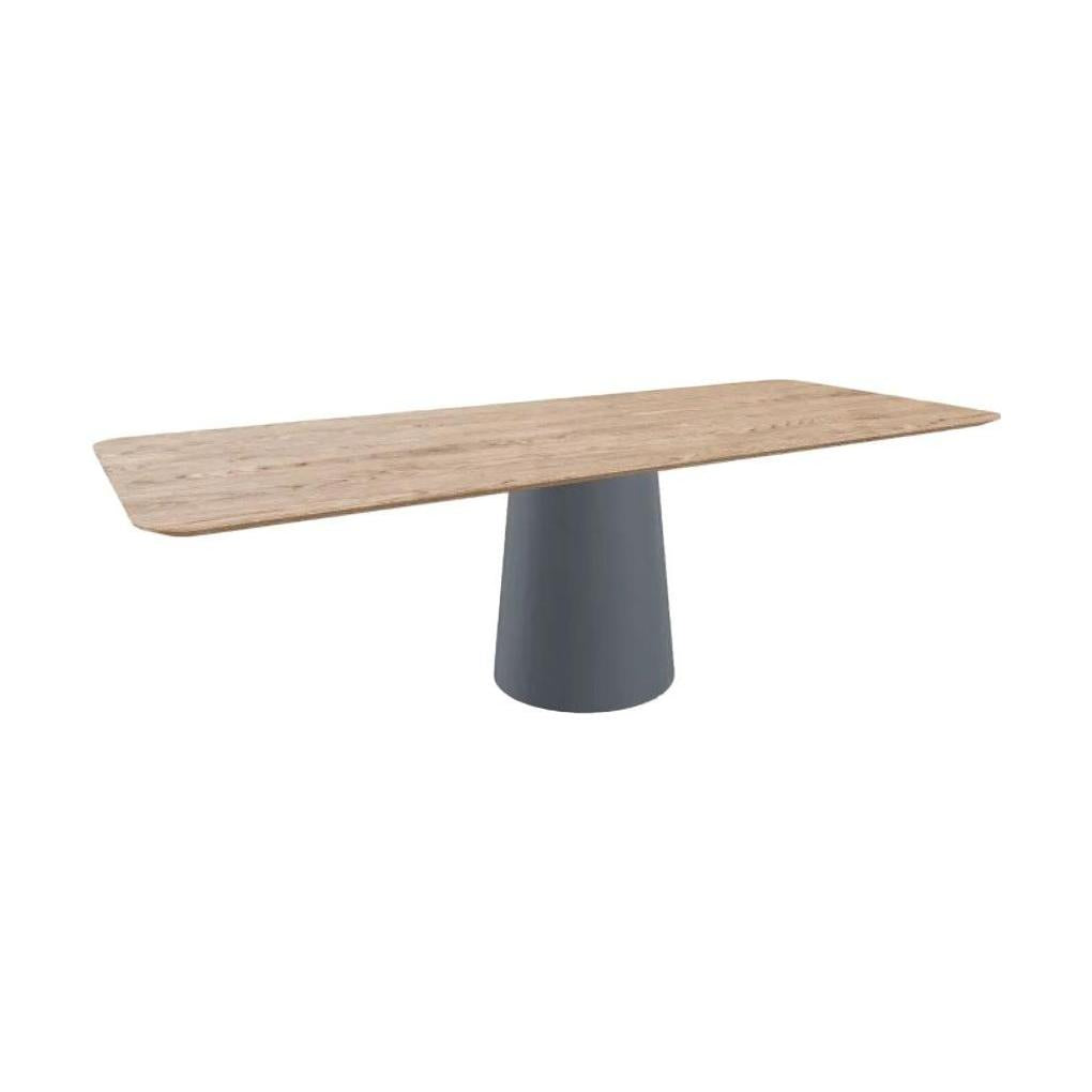 HelloTable Izaro XL eettafel Rechthoek grote radius 240x100 cm eiken Light Brown/Zwart