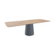 HelloTable Izaro XL eettafel Rechthoek grote radius 240x100 cm eiken Light Brown/Zwart
