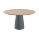 HelloTable Izaro eettafel Rond Ø130 eiken Naturel/Zwart
