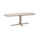 HelloTable Kros eettafel Capsule 240x100 cm HPL bone dust - Sand