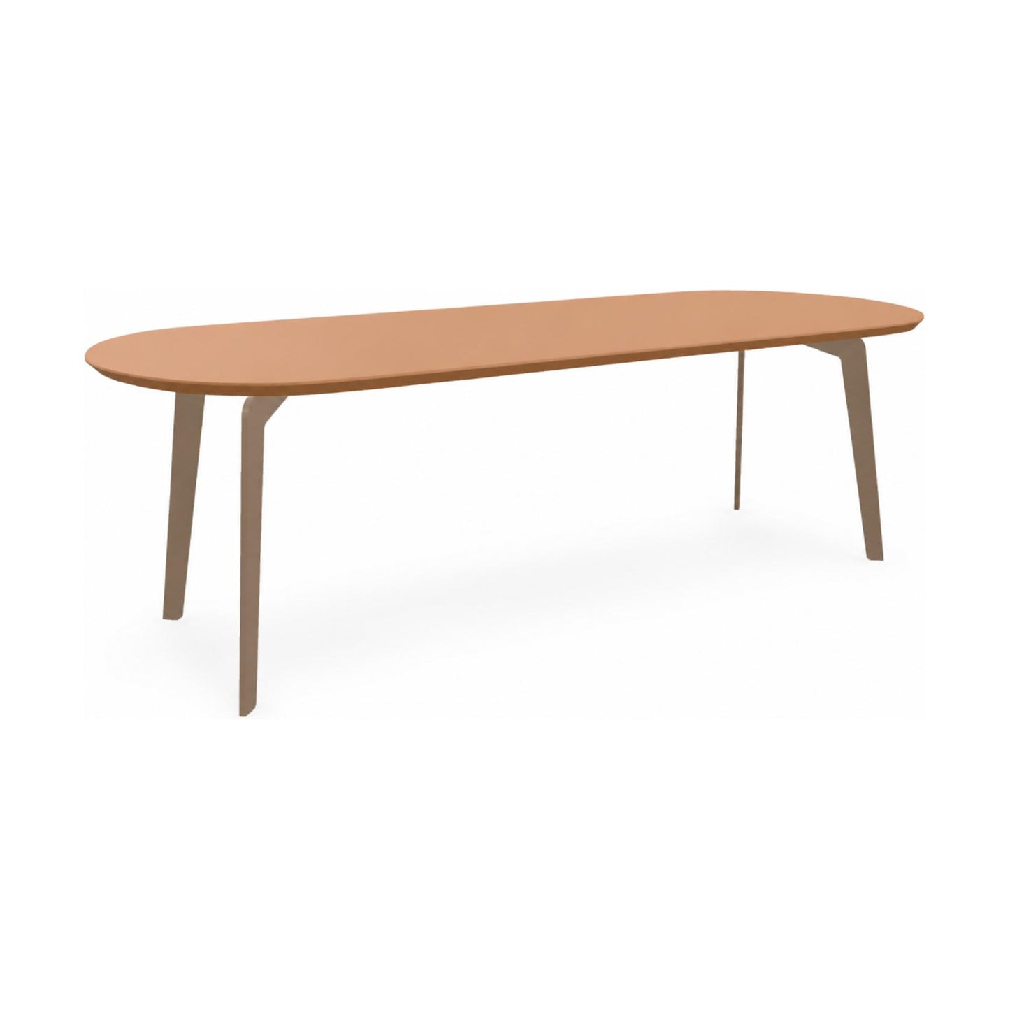 HelloTable Lea eettafel Capsule 240x100 cm Fenix giallo evora - staal Sand