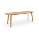 HelloTable Lea eettafel Semi ovaal 220x100 cm ongeborsteld nieuw eiken Naturel