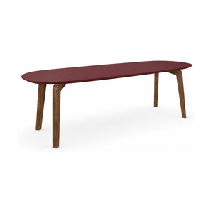 HelloTable Lea eettafel Deens ovaal 240x100 cm Fenix rosso jaipur - eiken Light tabacco