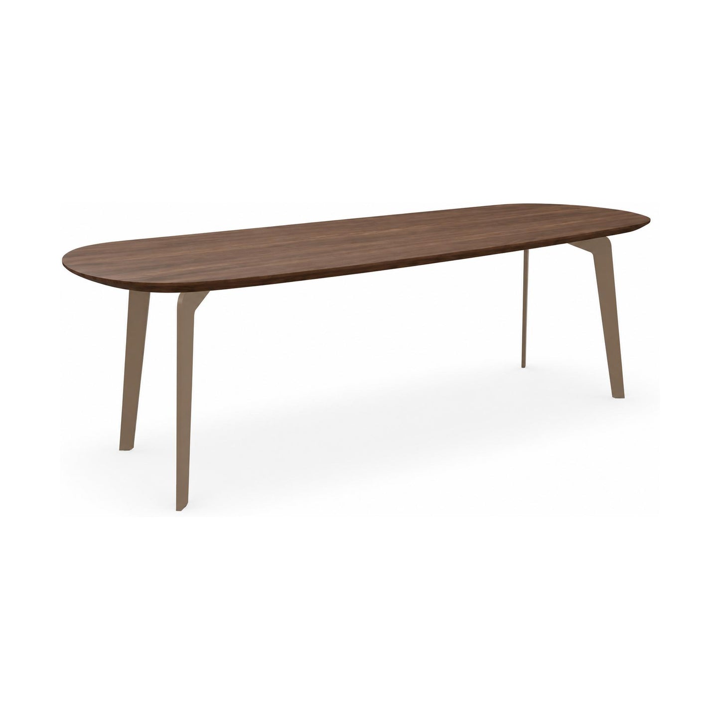 HelloTable Lea eettafel Deens ovaal 240x100 cm ongeborsteld nieuw eiken Tabacco light - Sand
