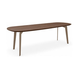 HelloTable Lea eettafel Deens ovaal 240x100 cm ongeborsteld nieuw eiken Tabacco light - Sand